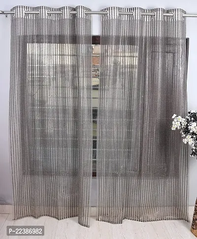 Stylish Polyester Eyelet Fitting Door Curtains-thumb0