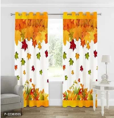 Stylish Polyester Eyelet Fitting Door Curtains-thumb0