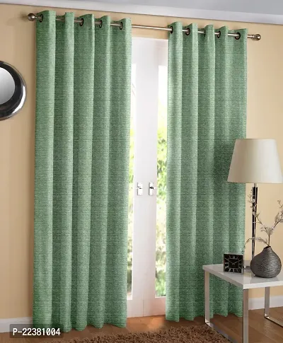 Stylish Polyester Eyelet Fitting Door Curtains