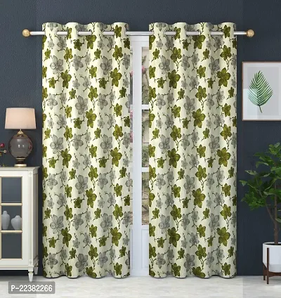 Stylish Polyester Eyelet Fitting Door Curtains