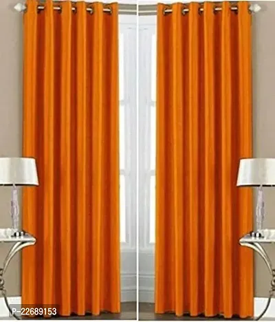 Stylish Polyester Eyelet Fitting Door Curtains-thumb0