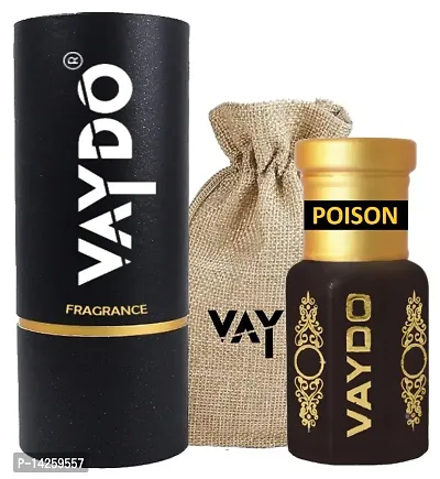 vaydo new poison Attar/Non-Alcoholic and Long Lasting Attar Attar Roll On Perfume, Premium Luxury Perfume, 18+ Hour Long Lasting Fragrance For Unisex Artisanal Perfume Oil 6 ml-thumb0