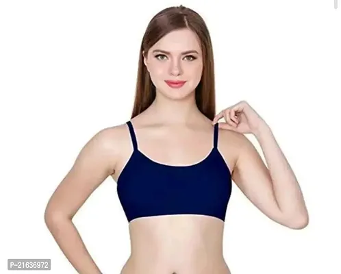 Stylish Fancy Designer Cotton Blend Solid Bras For Women Pack Of 1-thumb0