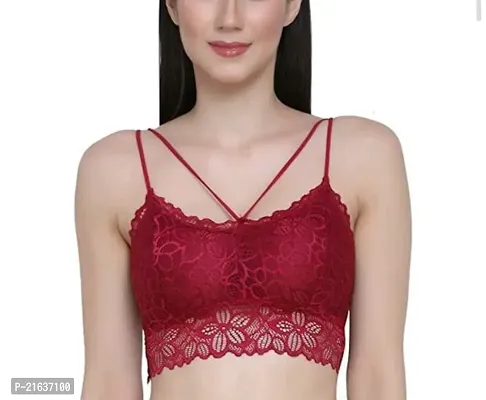 Stylish Fancy Designer Net Solid Bras For Women Pack Of 1-thumb0