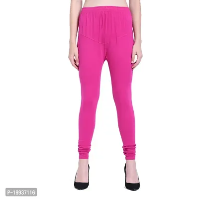 Fabulous Pink Lycra  Leggings For Women-thumb0