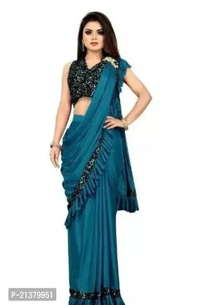 Stylish Women Lyra Casual Saree with Blouse Piece