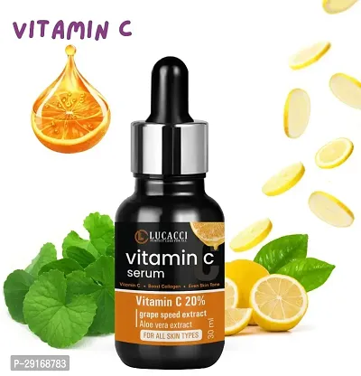 LUCACCI FACE OIL AND SERUM INREACHED WITH VITAMIN C FOR DARK AND ACNE PR