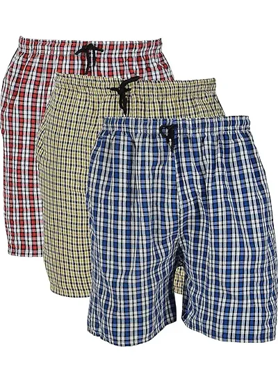 BIS Creations Pure Cotton Shorts-Boxer-Nikkar with Free Keyring Pack of 3