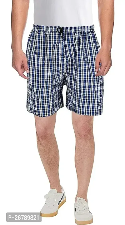 Cotton checkered Men's Boxer (pack of 3)-thumb3