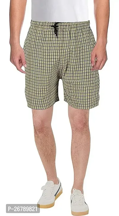 Cotton checkered Men's Boxer (pack of 3)-thumb2