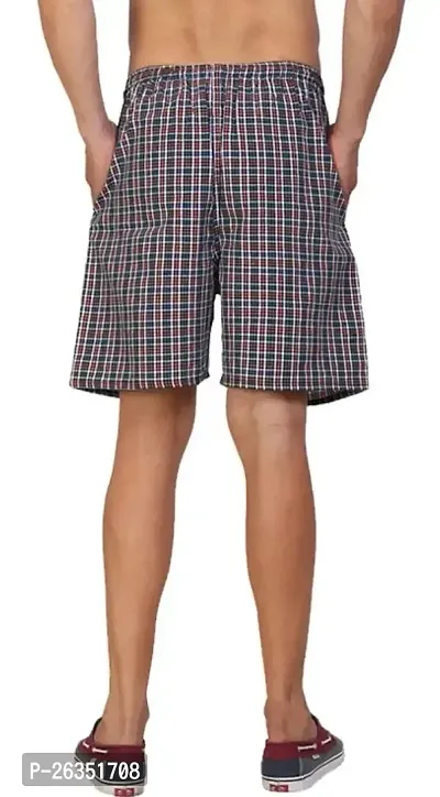 Fancy Men Boxer Shorts Checked Combo (pack of 4)-thumb5