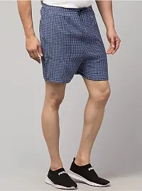 Stylish cotton Men Boxer Shorts checked (pack of 3)-thumb1