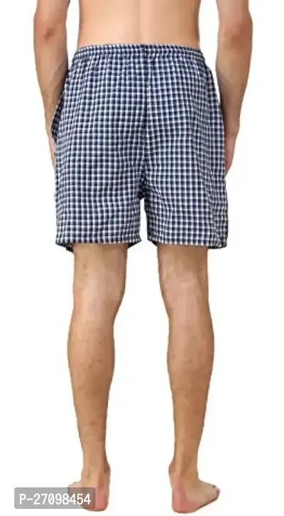 Trendy Men's Boxer Shorts , Cotton Checked (Pack of 3)-thumb2