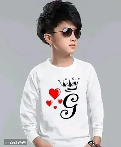 Boys Printed Typography Round Neck Polyester White Printed  T Shirt Pack Of 1