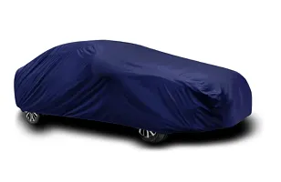 Maruti Suzuki Alto 800 Car Cover Waterproof / Maruti Suzuki Alto 800 lxi Car Cover/Car Body Cover for Alto 800 Triple Stitched With Ultra Surface Body Protection (With Mirror Pockets) (Blue)-thumb3