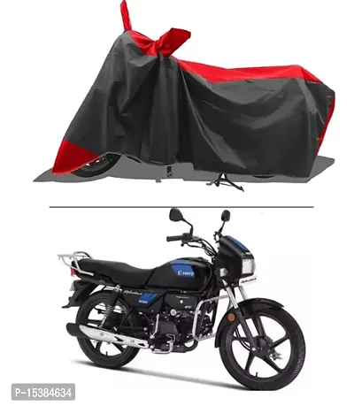 Hero Splendor Plus xtech BS5 BS6 Bike Cover with Water Resistant  Dust Proof Premium 190T Fabric - A Perfect Tow Wheeler b Cover for Hero...-thumb0