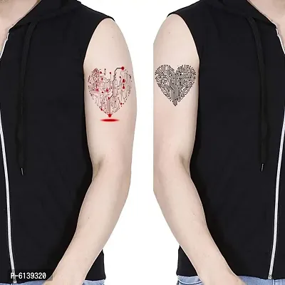 Heart Love Men and Women  Waterproof Temporary  Body Tattoo