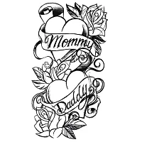 Mommy Daddy Men and Women  Waterproof Temporary Body Tattoo-thumb1