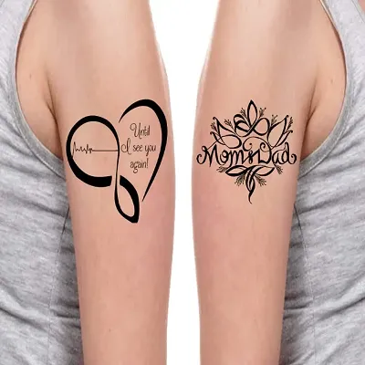 Buy Heart Infinity Temporary Tattoo / Heart Tattoo / Infinity Tattoo / Love  Tattoo Online in India - Etsy