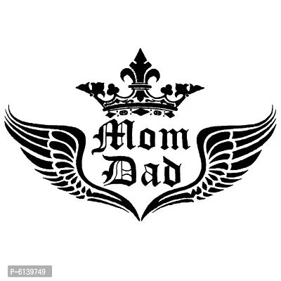 Wings Mom Dad New Design For Boys and Girls Temporary Body Tattoo-thumb2