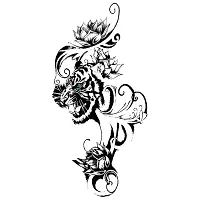 Ordershock Lion Tattoo Waterproof Men and Women Temporary Body Tattoo-thumb1