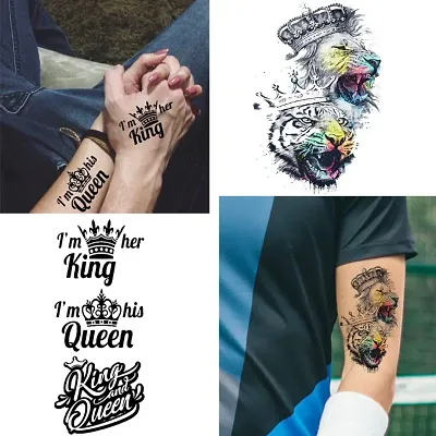 King and queen tattoo by KD 💉💉💉 at @bluedeviltattoos Allow your ta... |  TikTok