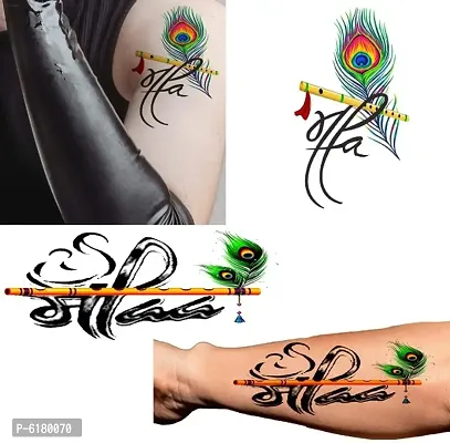 Peacock Father Maa Paa Tattoos Combo and Best Populer design Tattoo Combo Waterproof Men and Women  Temporary body Body Tattoo-thumb0