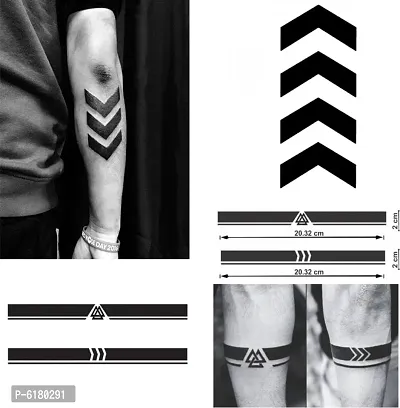 Buy Famous Triangle Hand Band With Liam Payne Arrow Tattoo Combo Waterproof  Men and Women Temporary body Body Tattoo Online In India At Discounted  Prices