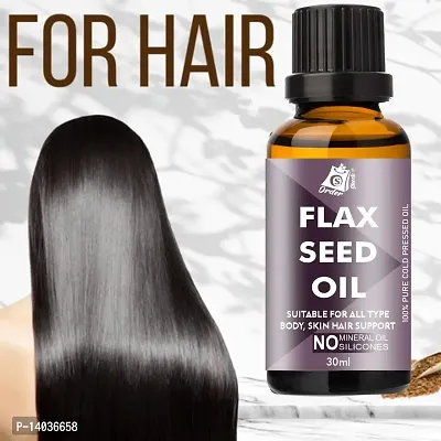 Oil for Hair Growth and Hair Fall Control Flax Seed Oil Extracts 90ml Pack of 3-thumb2