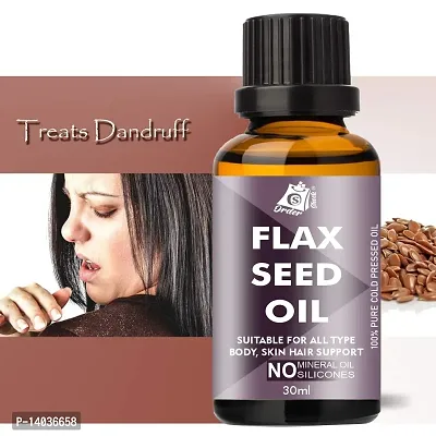 Oil for Hair Growth and Hair Fall Control Flax Seed Oil Extracts 90ml Pack of 3-thumb4