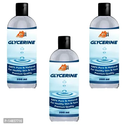 Ordershock Moisturizing Glycerine Gel for Soft and Smooth Skin - Hydrating and Nourishing 600ml Pack of 3