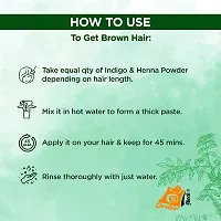 Indigo Powder for Hair - Natural and Organic Hair Dye with Long-lasting Color (200G) Pack of 2-thumb2