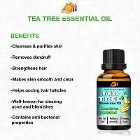 Tea Tree Essential Oil | Hair Growth Skin Face Acne Pure 120 ml Pack of 4-thumb1