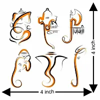 Ordershock Ganesh ji 6 in 1 Temporary Tattoo for Men and Women Waterproof Sticker-thumb2