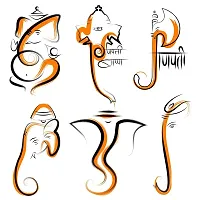 Ordershock Ganesh ji 6 in 1 Temporary Tattoo for Men and Women Waterproof Sticker-thumb1