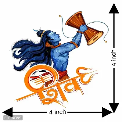 Ordershock Shiv ji With Damaru Temporary Tattoo for Men and Women Waterproof Sticker-thumb3