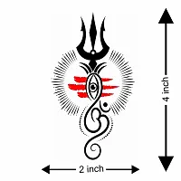 Ordershock Om With Trishul Eye Temporary Tattoo for Men and Women Waterproof Sticker-thumb3