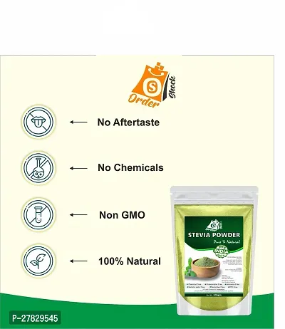 Ordershock Stevia Powder 100g - Natural Zero-Calorie Sweetener for Healthy Living-thumb5