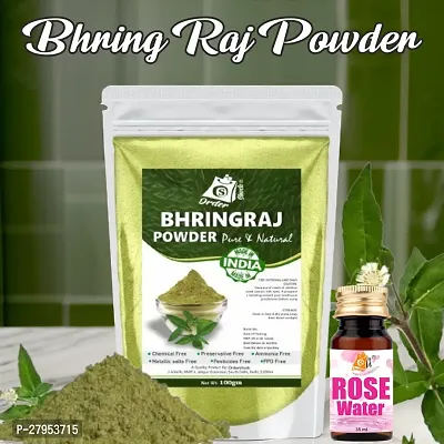 Ordershock Bhringraj Powder Natural Herbal Hair Care Treatment for Nourished, Healthy Hair