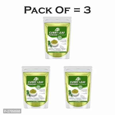 Premium Pack of 3 Each 100g Curry Leaf Powder Authentic Spice Blend For Rich Flavorful Cuisine-thumb0
