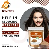 Ordershock Premium Sikhakai PowderPack OF 300g Each Powder 100g,  Natural Herbal Hair Care for Strength and Shine-thumb1