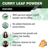 Ordershock Organic Aloevera Powder With Curry Leaf Powder - Natural Detox Hair Health-thumb3