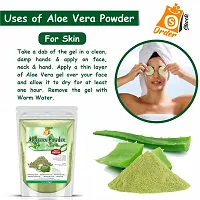 Ordershock Organic Aloevera Powder With Curry Leaf Powder - Natural Detox Hair Health-thumb1