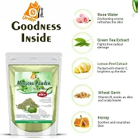 Ordershock Organic Aloevera Powder With Curry Leaf Powder - Natural Detox Hair Health-thumb2