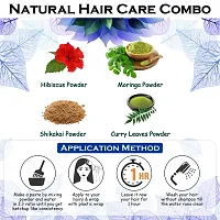 Hibiscus, Shikakai, Moringa And Curry Leaves Powder For Help Hair Growth Powder-thumb2