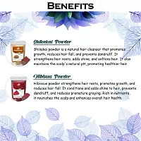 Hibiscus, Shikakai, Moringa And Curry Leaves Powder For Help Hair Growth Powder-thumb1