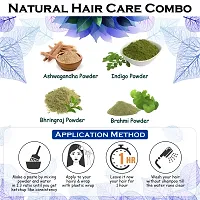 Ashwagandha, Indigo, Brahmi And Bhringraj Powder For Hair Care Combo Powder-thumb2