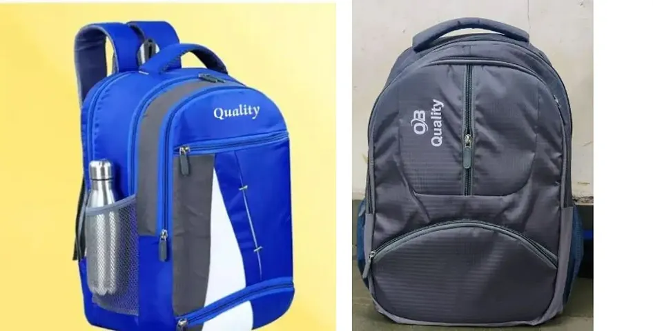 Stylish Unisex Backpacks For Men - Pack Of 2