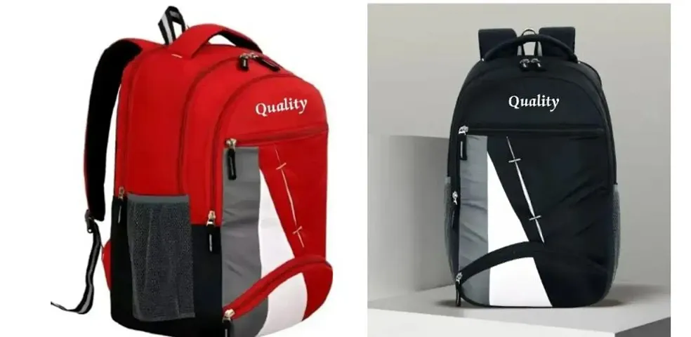 Stylish Unisex Backpacks For Men - Pack Of 2