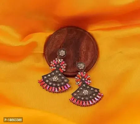 Golden Copper Earrings For Women